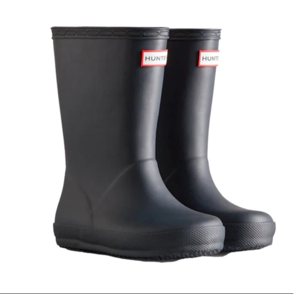 Hunter boots navy size 7 toddler kids